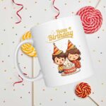 birthday mug print design