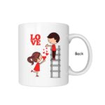 Cute Couple Personalized Photo Mug for Anniversary