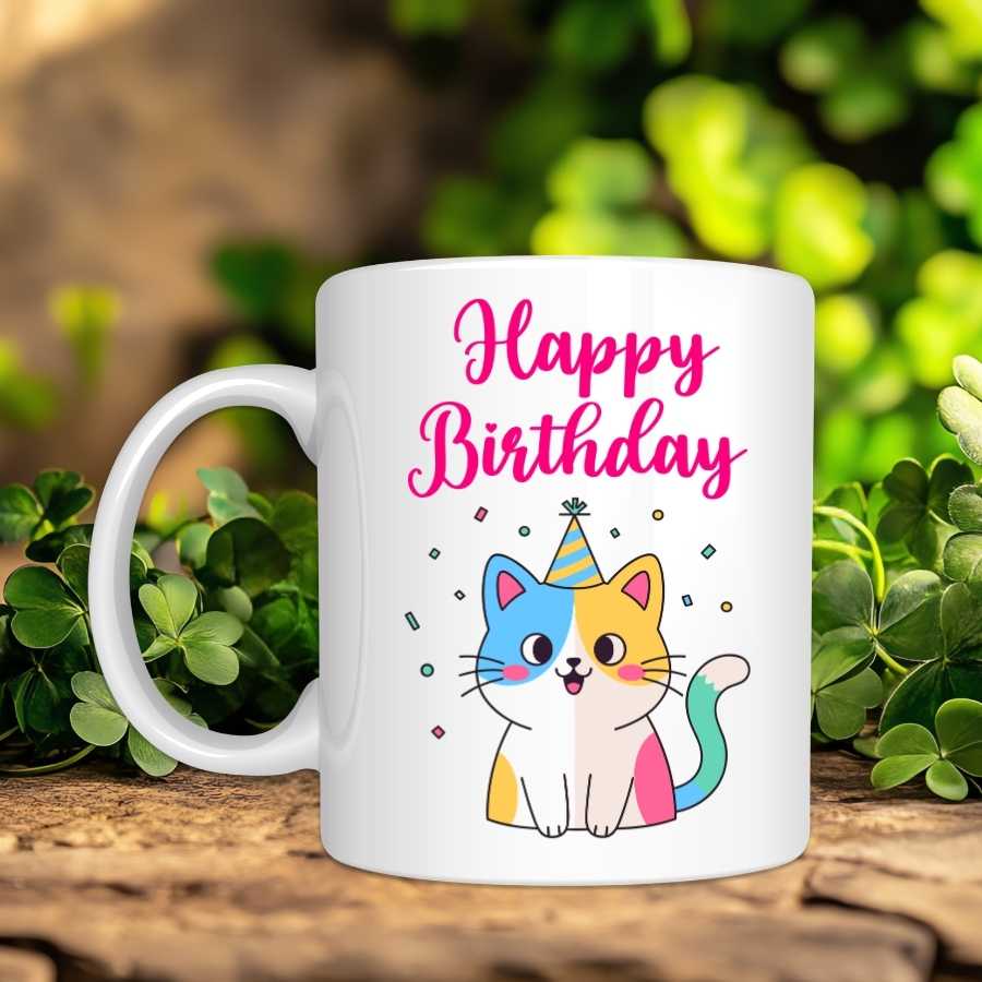 Cute Cat Printed Birthday Mug For Cat Lovers Gift cute-cat-printed-birthday-mug.jpeg