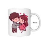 Love Theme Personalized Photo Mug for Couple Anniversary