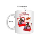 Love Theme Personalized Photo Mug for Couple Anniversary